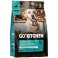 GO KITCHEN Grain Free Senior 4 Meat Recipe / Сухой Беззерновой корм Гоу Китчен для Пожилых собак всех пород 4 вида мяса: Курица Индейка Лосось и Утка