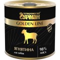 Четвероногий Гурман Golden Line / Консервы Золотая линия для собак Ягнятина натуральная в желе (цена за упаковку)
