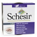 Schesir / Влажный корм Консервы Шезир для кошек Тунец говядина (цена за упаковку)