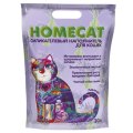 Homecat / Силикагелевый наполнитель Хоумкэт для кошачьего туалета аромат Лаванда