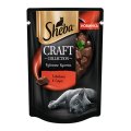 Sheba Craft / Паучи Шеба для кошек Рубленые кусочки Говядина в соусе (цена за упаковку)