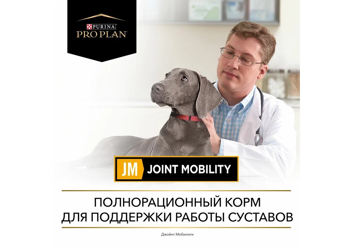 PRO PLAN JM JOINT MOBILITY / Сухой корм ПРО ПЛАН для всех возрастов для  поддержки работы суставов 12 кг купить в Москве по низкой цене 15 670₽ |  интернет-магазин ZooMag.ru