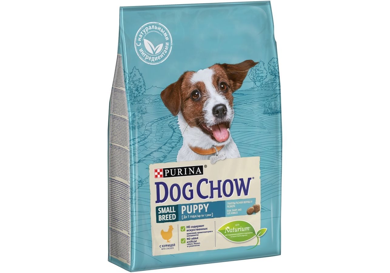 Purina Dog Chow Puppy Mini Chicken / Сухой корм Пурина Дог Чау для Щенков  Мелких пород в возрасте до 1 года Курица 2,5 кг купить в Москве по низкой  цене 1 040₽ | интернет-магазин ZooMag.ru