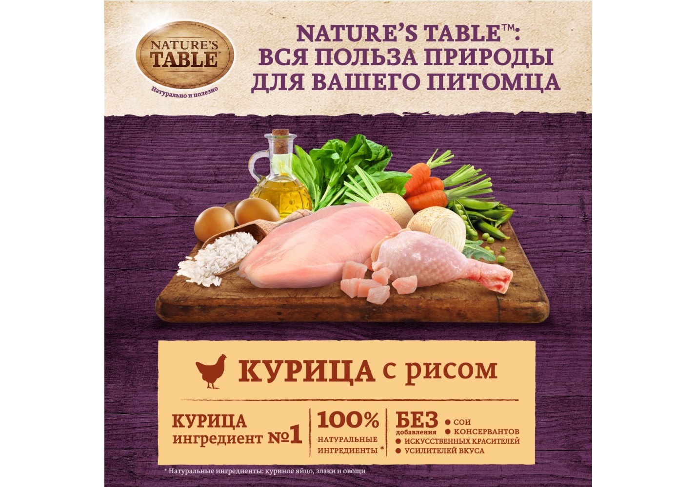 Natures Table / Сухой корм Нейчерс Тейбл для взрослых собак Мелких пород  Курица с рисом 6 кг купить в Москве по низкой цене 2 690₽ |  интернет-магазин ZooMag.ru