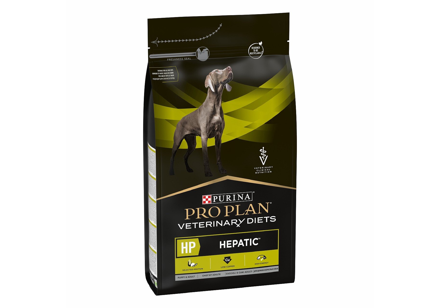 PRO PLAN VETERINARY DIETS HP HEPATIC / Сухой корм ПРО ПЛАН Ветеринарная  диета для щенков и взрослых собак для поддержания функции печени при  хронической печеночной недостаточности 3 кг купить в Москве по