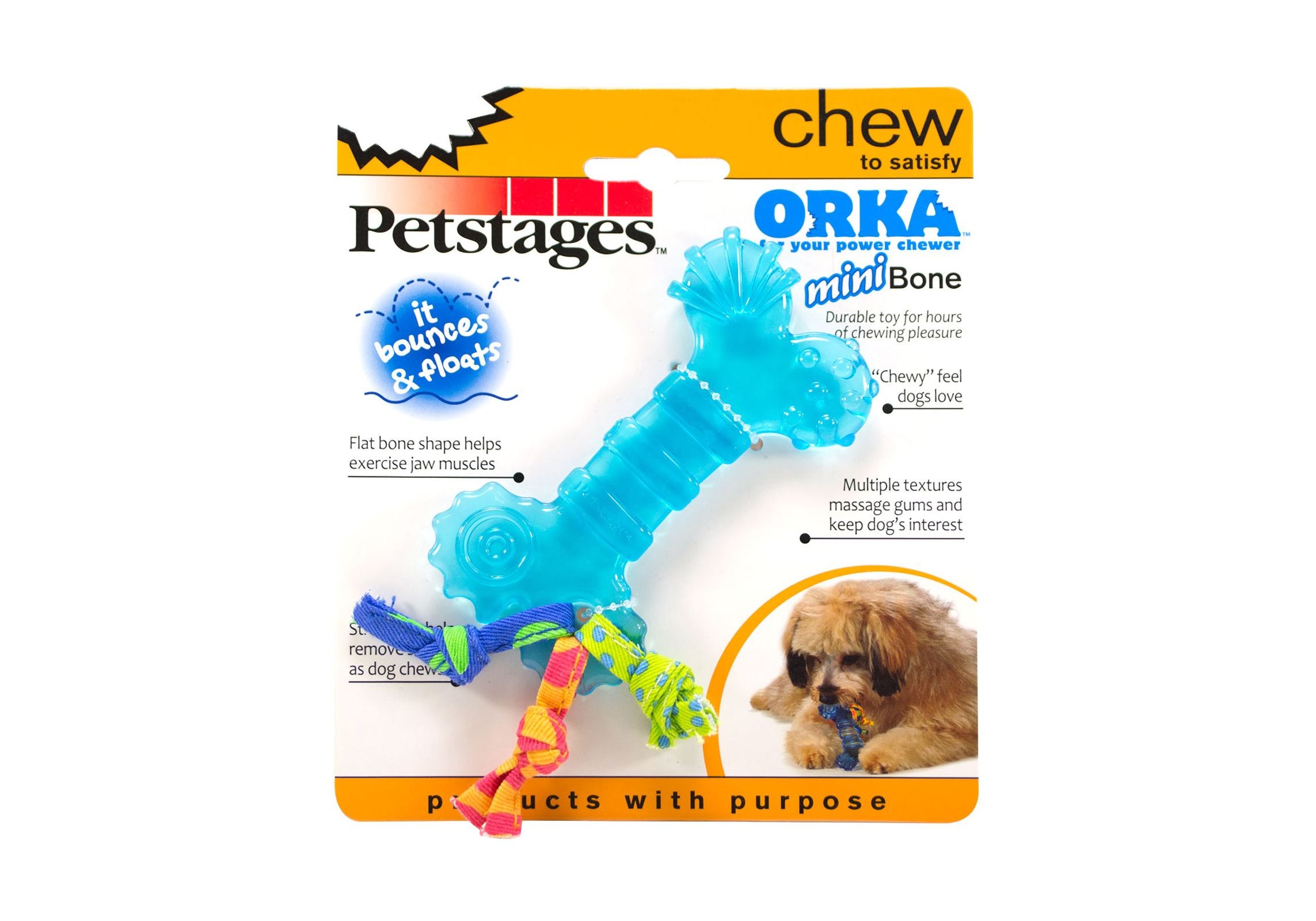 Petstages Mini Orka / Игрушка Петстейджес для собак Косточка 10 см купить в  Москве по низкой цене 410₽ | интернет-магазин ZooMag.ru