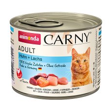 Animonda Carny Adult / Консервы Анимонда для кошек с Курицей и Лососем (цена за упаковку)