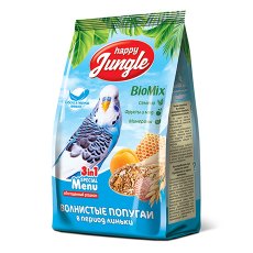 Happy Jungle 3in1 Special Menu / Корм Хеппи Джангл для Волнистых попугаев при Линьке
