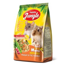 Happy Jungle 5in1 Daily Menu / Корм Хеппи Джангл для Мышей и Песчанок