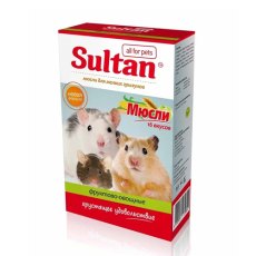 Sultan / Лакомство Султан для мелких грызунов Мюсли 16 вкусов Фруктово-овощные