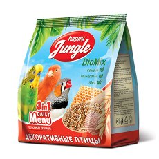 Happy Jungle 3in1 Daily Menu / Корм Хеппи Джангл для декоративных птиц Универсальный