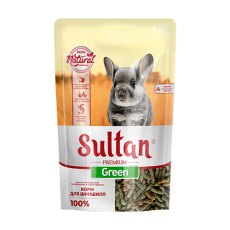 Sultan Green Premium / Полнорационный сухой корм Султан для шиншилл