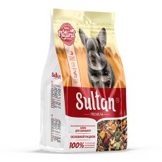 Sultan Premium / Полнорационный сухой корм Султан для шиншилл
