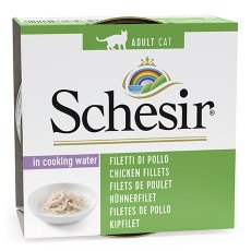 Schesir / Влажный корм Консервы Шезир для кошек Курица в собственном соку (цена за упаковку)