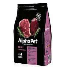 AlphaPet Superpremium / Сухой корм АльфаПет для взрослых кошек Говядина печень
