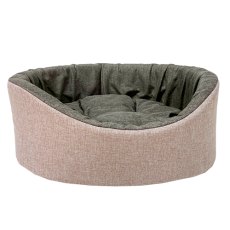 Homepet Melange / Лежак Хоумпет для домашних животных Жаккард Розово-коричневый