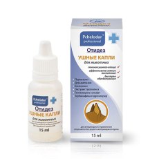 Pchelodar Отидез Ушные капли с прополисом для собак и кошек