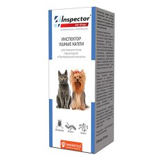 Inspector Ear Drops / Ушные капли Инспектор для собак и кошек для лечения Отитов