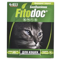 Fitodoc / БиоОшейник Фитодок для кошек Репеллентный от блох до 3 месяцев и клещей до 5 недель на основе эфирных масел