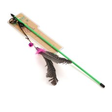 Homecat / Дразнилка Хоумкэт для кошек Удочка с перьями с колокольчиком