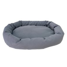 Homepet Silver / Лежак Хоумпет для домашних животных Микровелюр Серый