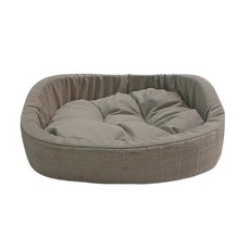 Homepet Indigo latte / Диванчик Хоумпет для домашних животных Бежево-золотистый