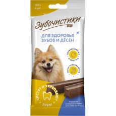 Зубочистики Лакомство для собак мелких пород Палочки жевательные со вкусом Ягненка