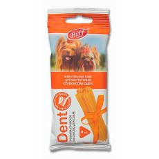 Titbit Biff Dent / Лакомство Титбит для собак Мелких пород Жевательный снек со вкусом Сыра