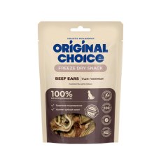 Original Choice Freeze Dry Snack / Лакомство Ориджинал Чойс для собак Уши говяжьи