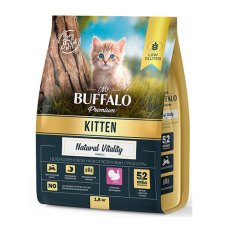 Mr.Buffalo Kitten / Сухой корм Мистер Бафало для Котят Индейка