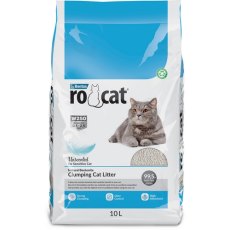 Ro Cat Unscented for Sensitive / Комкующийся наполнитель Ро Кэт без пыли Натуральный