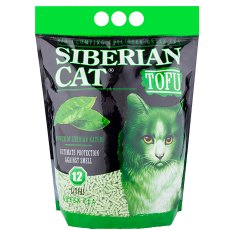Сибирская кошка / Наполнитель для кошачьего туалета Тофу "Зеленый чай" Комкующийся