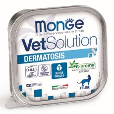 Monge VetSolution Cat Dermatosis / Ветеринарная диета Монж Дерматозис для кошек при Заболеваниях кожи (цена за упаковку)