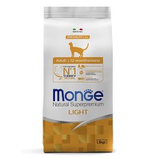 Monge Cat Speciality Light Turkey / Сухой корм Монж для взрослых кошек Низкокалорийный Индейка