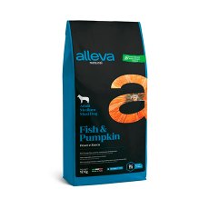Alleva Natural Adult Medium Maxi Fish Pumpkin / Сухой корм Аллева для собак Средних и Крупных пород Рыба Тыква