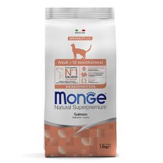 Monge Cat Adult Salmon / Сухой корм Монж для Взрослых кошек Лосось