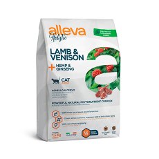 Alleva Holistic Adult Lamb Venison & Hemp Ginseng / Сухой корм Аллева для кошек Ягненок Оленина Конопля Женьшень