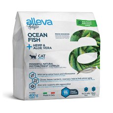 Alleva Holistic Adult Ocean Fish & Hemp Aloe vera / Сухой корм Аллева для кошек Океаническая рыба Алоэ вера Конопля