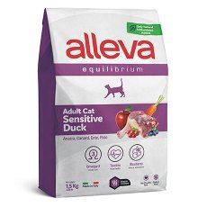 Alleva Equilibrium Adult Cat Sensitive Duck / Сухой корм Аллева для взрослых кошек с Чувствительным пищеварением Утка