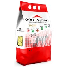 Eco Premium Ромашка / Наполнитель Эко Премиум для кошачьего туалета Древесный Комкующийся с ароматом Ромашки