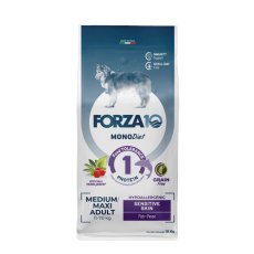 Forza10 MonoDiet Sensitive Skin / Диетический сухой корм Форза для взрослых собак средних и крупных пород c Чувствительной кожей