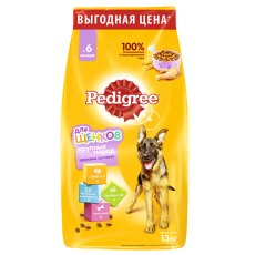 Pedigree / Сухой корм Педигри для Щенков Крупных пород с 6 месяцев Курица
