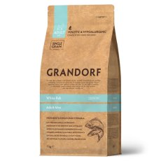 Grandorf Holistic & Hypoallergenic Adult Mini White Fish / Сухой корм Грандорф Низкозерновой для взрослых собак Мелких пород Белая рыба
