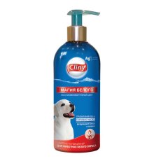 Cliny / Шампунь-кондиционер Клини для животных Белого окраса "Магия белого"