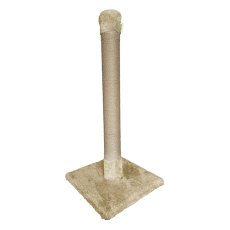 Homecat Люкс / Когтеточка Хоумкэт Столбик мех бежевый