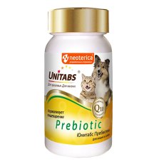 Unitabs Prebiotic / Кормовая добавка Юнитабс для кошек и собак Оптимизация пищеварения