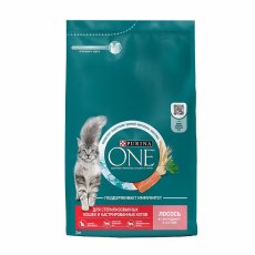 PURINA ONE STERILISED / Сухой корм Пурина УАН для взрослых стерилизованных кошек с лососем