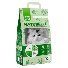 Homecat Naturelle Tofu / Комкующийся растительный наполнитель Хоумкэт для кошачьего туалета Зеленый чай