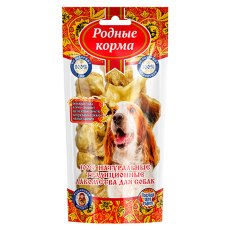 Родные Корма Традиционные / Лакомство для собак Хрустики говяжьи