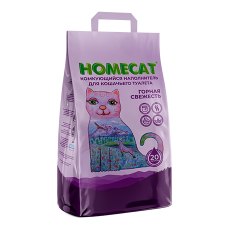 Homecat Горная свежесть / Комкующийся наполнитель Хоумкэт для кошачьего туалета